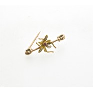 ANTIQUE GOLD INSECT BROOCH