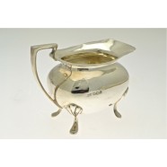 ANTIQUE SILVER SAUCE BOAT